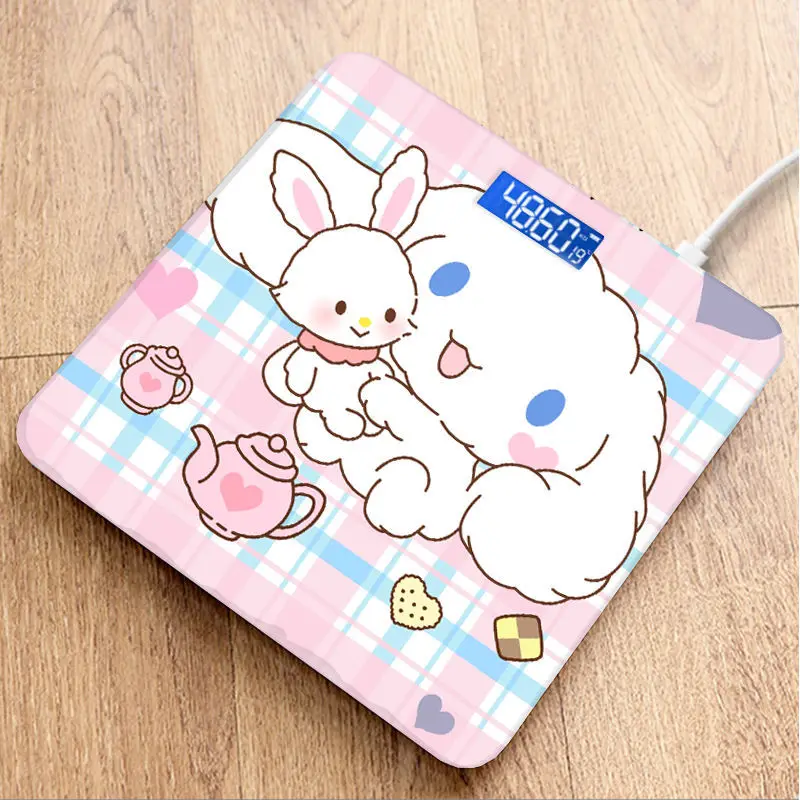 New Sanrio Cinnamoroll Body Scale Glass Smart Electronic Scales Usb Charging Lcd Display Body Weighing
New Sanrio Cinnamoroll Body Scale Glass Smart Electronic Scales Usb Charging Lcd Display Body Weighing