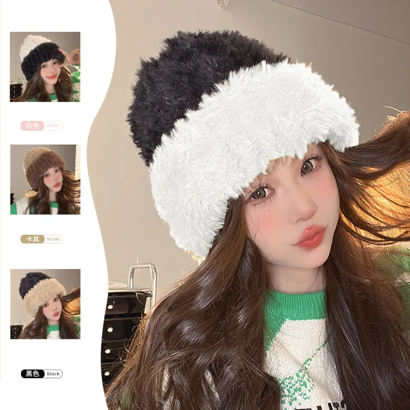 2023 New Fleece Knitted Thermal Hat Women's Winter Letter Label Color Matching Plush Sweet and Elegant Skull Beanie Hats Bonnet
2023 New Fleece Knitted Thermal Hat Women's Winter Letter Label Color Matching Plush Sweet and Elegant Skull Beanie Hats Bonnet