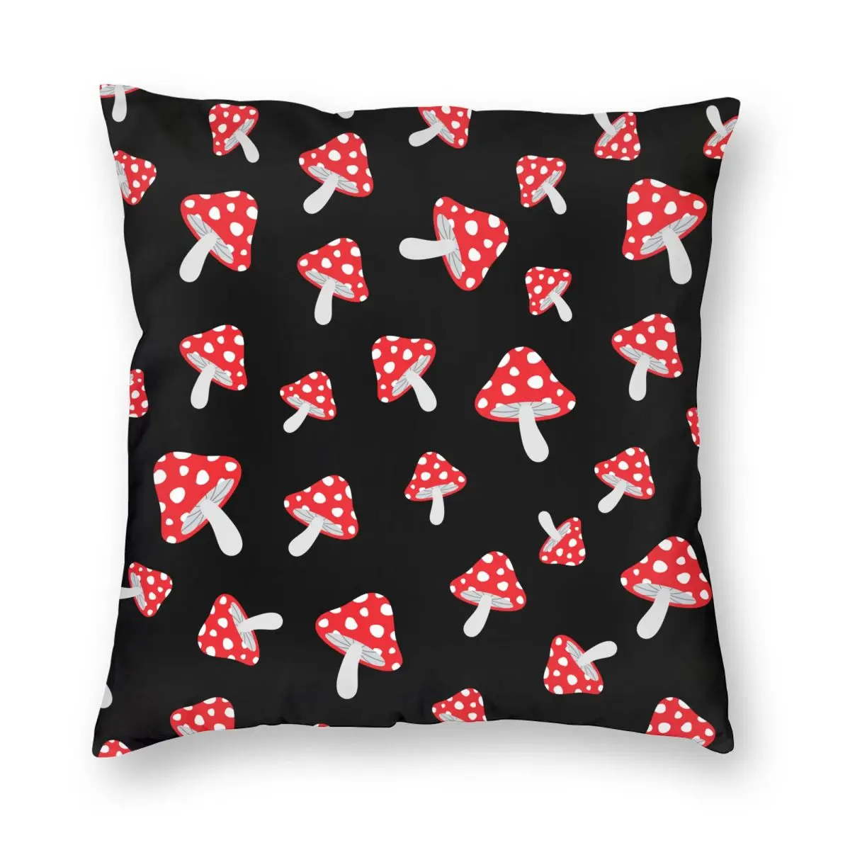 

Cute Cartoon Forest Mushrooms Pillowcase Double-sided Printing Fabric Cushion Cover Gift Throw Pillow Case Cover Home 45*45cm