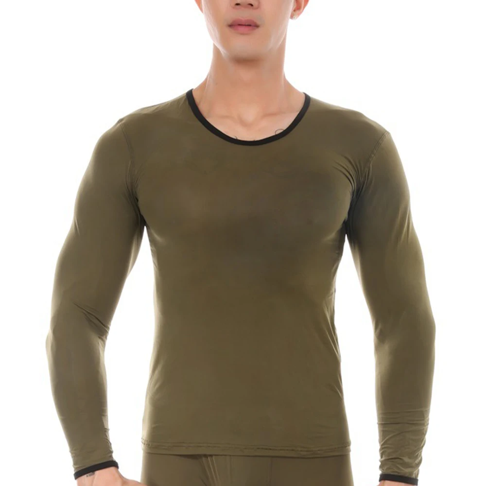 Men Thermal Underwear Top Autumn Winter Round Neck Long Johns Skin-Friendly Thermal Underwear Top Sexy Slim Bottoming Shirt New
Men Thermal Underwear Top Autumn Winter Round Neck Long Johns Skin-Friendly Thermal Underwear Top Sexy Slim Bottoming Shirt New