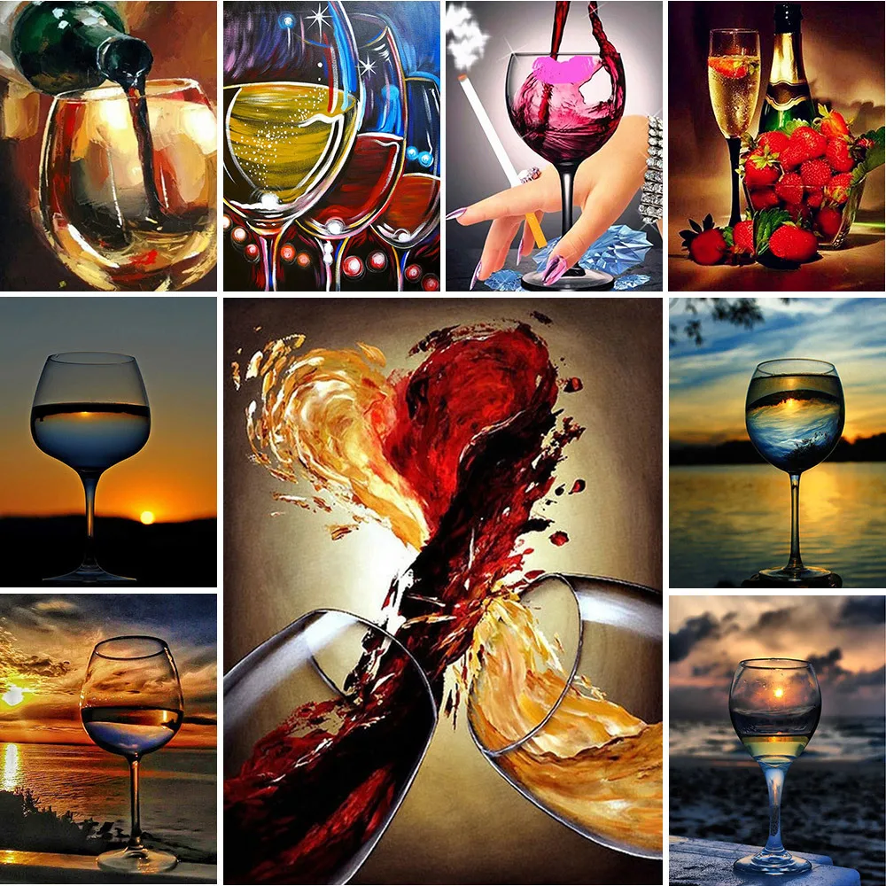 Meian 11/14CT Embroidery Painting Landscape Wine Glass Cross Stitch Kits DMC Printed Canvas DIY Handmade Home Decoration
Meian 11/14CT Embroidery Painting Landscape Wine Glass Cross Stitch Kits DMC Printed Canvas DIY Handmade Home Decoration