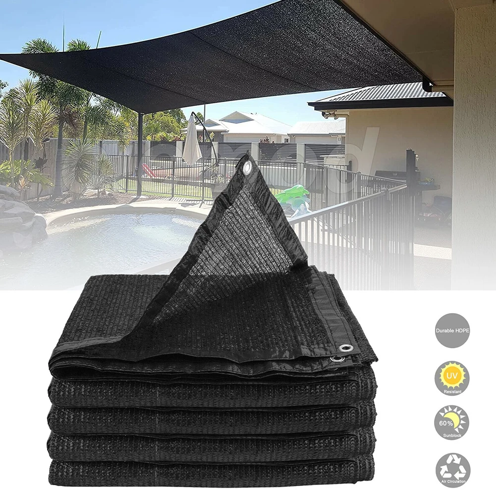 Black Sunshade Net Sunshade Cloth Mesh Tarp W/ Grommets For Swimming Pool Balcony Garden Netting Plant Greenhouse 2*6 Meters
Black Sunshade Net Sunshade Cloth Mesh Tarp W/ Grommets For Swimming Pool Balcony Garden Netting Plant Greenhouse 2*6 Meters