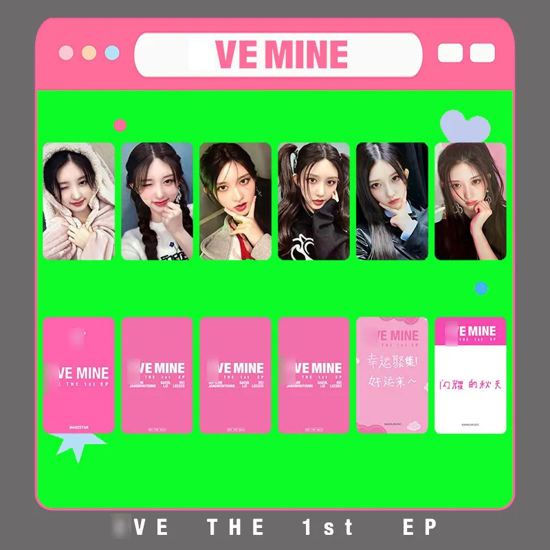 KPOP 6 шт./комплект, альбом Ihas MINE MAKESTAR Solo LOMO Card YUJIN WONGYONG LIZ King Leeseo GAEUL, Подарочная открытка, фотооткрытка
KPOP 6 шт./комплект, альбом Ihas MINE MAKESTAR Solo LOMO Card YUJIN WONGYONG LIZ King Leeseo GAEUL, Подарочная открытка, фотооткрытка