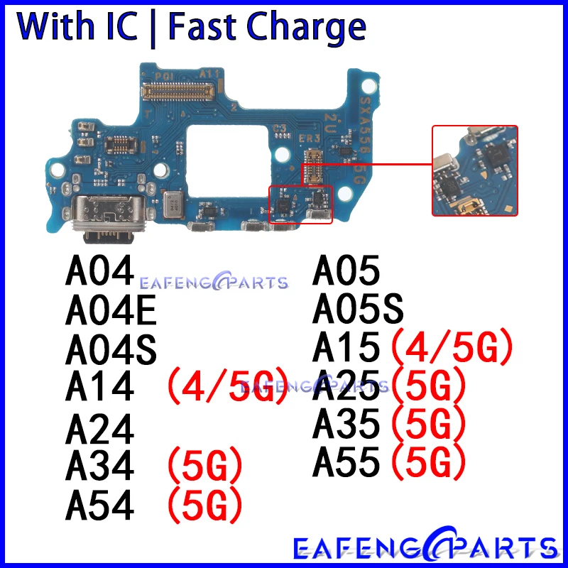 Usb Dock Charger Port for Samsung Galaxy A04 A04E A04S A14 A24 A34 A54 A05 A05S A15 A25 A35 A55 4G 5G Charging Board Module
Usb Dock Charger Port for Samsung Galaxy A04 A04E A04S A14 A24 A34 A54 A05 A05S A15 A25 A35 A55 4G 5G Charging Board Module