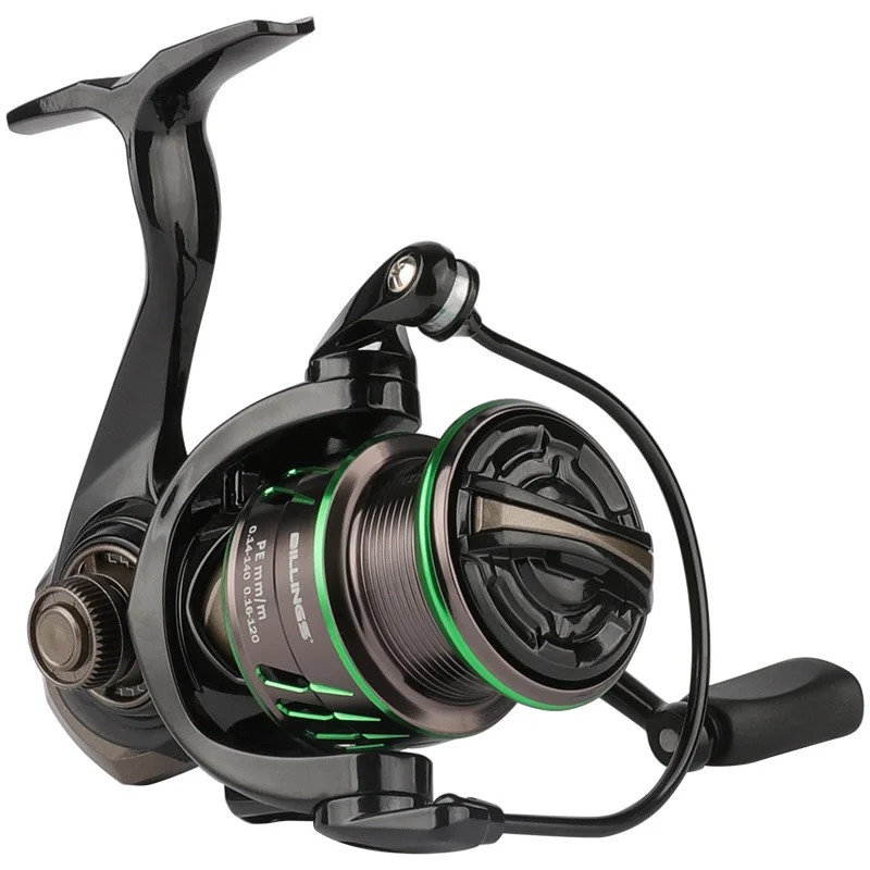 Fishing Reel MKSE1500-2500 Series 6.4:1 Gear Ratio Spinning Reel 6+1BB Metal Spool Spinning Fishing Reel Saltwater Reel Fishing
Fishing Reel MKSE1500-2500 Series 6.4:1 Gear Ratio Spinning Reel 6+1BB Metal Spool Spinning Fishing Reel Saltwater Reel Fishing