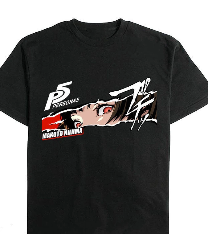 Rare! Persona 5 Makoto Niijima Logo Black-Color Men Tshirt Cartoon T Shirt Men Unisex New Fashion Tshirt
Rare! Persona 5 Makoto Niijima Logo Black-Color Men Tshirt Cartoon T Shirt Men Unisex New Fashion Tshirt