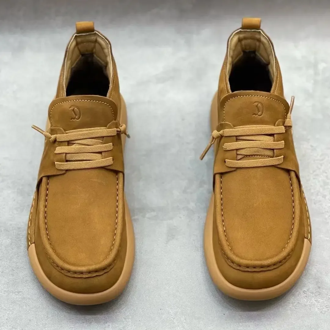 Suede Layer Cowhide Low Cut New Men's Casual Leather Shoes Comfortable and Breathable Cowhide Soft Sole Business Men's Shoes
Suede Layer Cowhide Low Cut New Men's Casual Leather Shoes Comfortable and Breathable Cowhide Soft Sole Business Men's Shoes