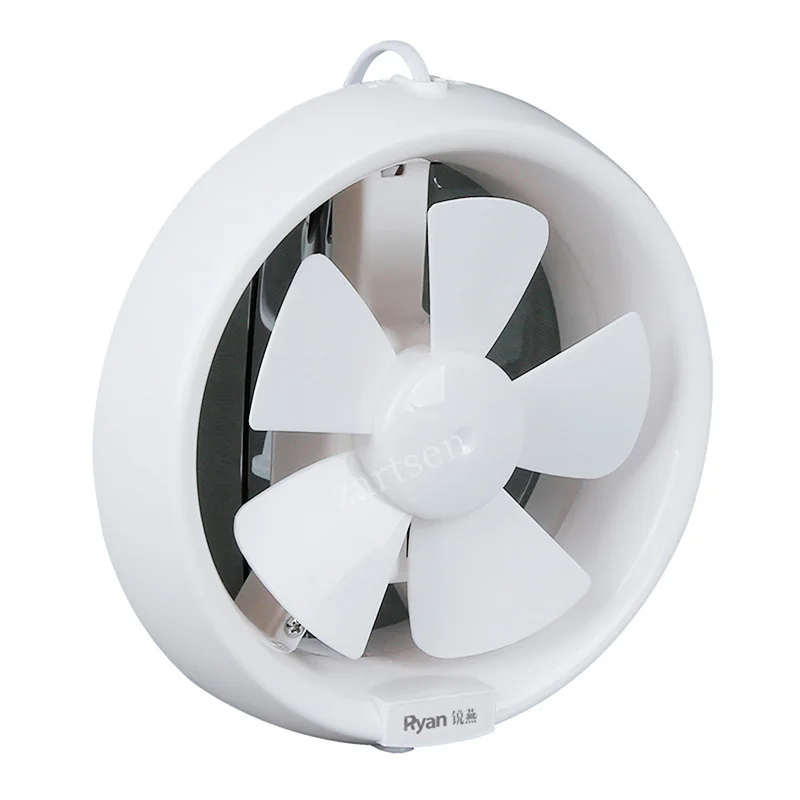 

220V 6/8inch Exhaust Fan Home Silent Pipe Duct Fan Bathroom Extractor Ventilation Kitchen Toilet Wall Air Ventilator