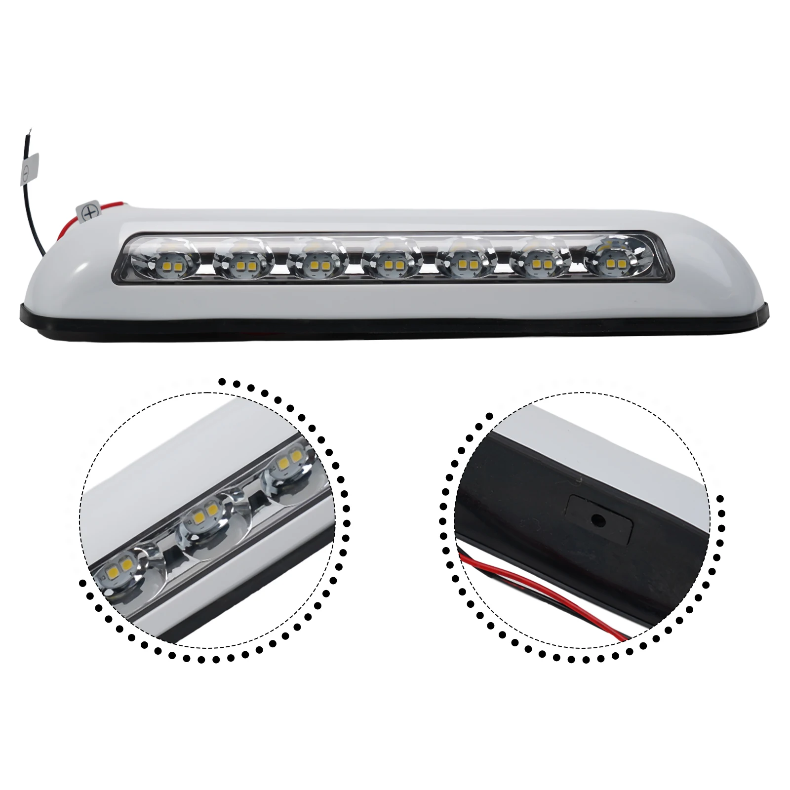 

Easy to Use 12V24V RV LED Light Performance Tested Suitable for RVs and Trailers Bring Convenience to Your Car Life