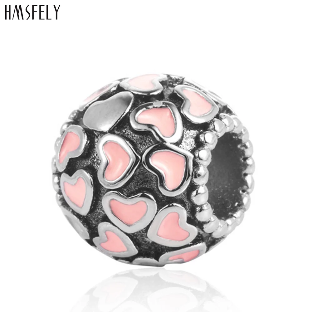 HMSFELY 316l Stainless Steel Big Hole Ball Shape Beads Accessories For European Women Charm Bracelets Making Heart Pattern Bead
HMSFELY 316l Stainless Steel Big Hole Ball Shape Beads Accessories For European Women Charm Bracelets Making Heart Pattern Bead