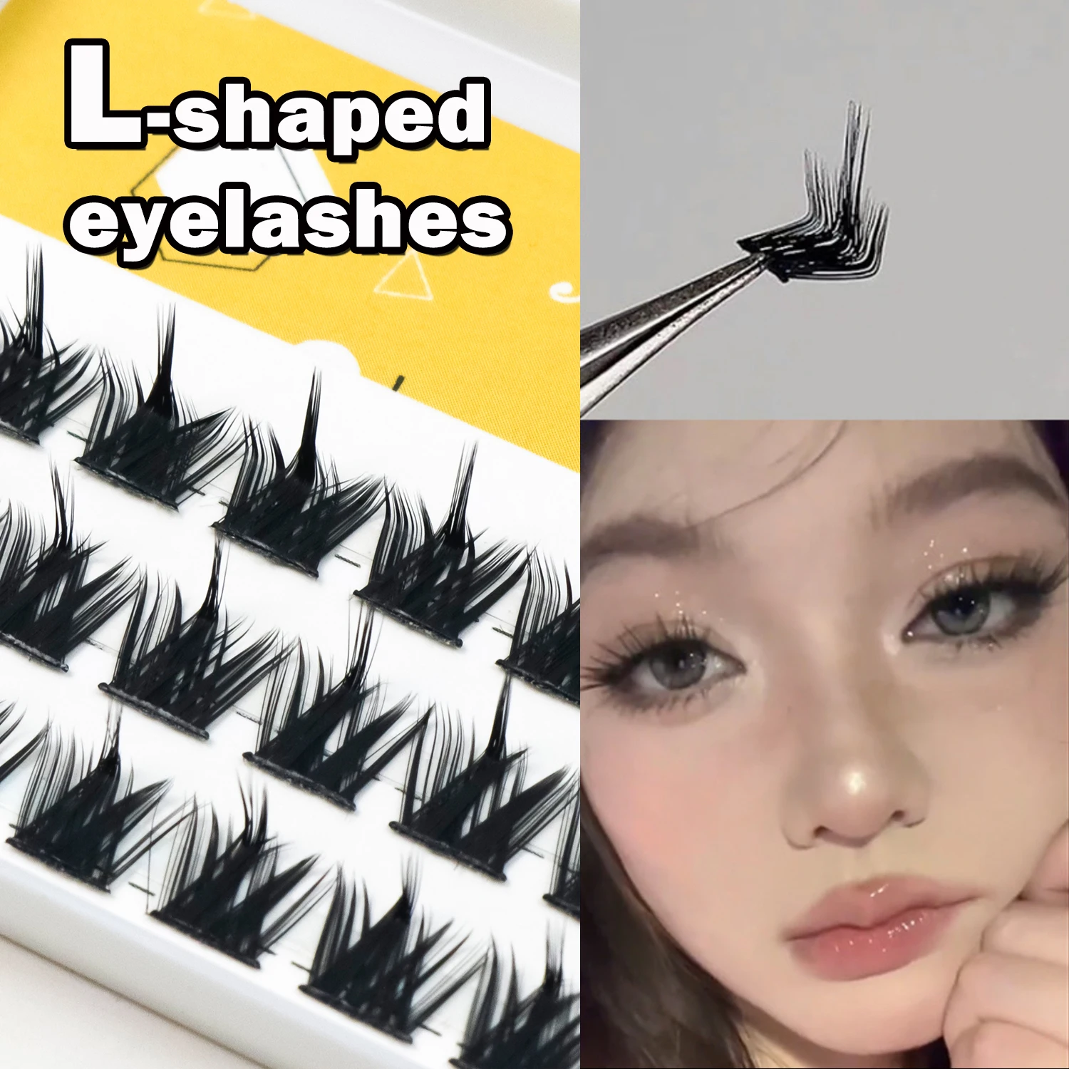 L curl L curves DIY Cluster Eyelash Extension Mix Dovetail Individual Lashes Natural Segmented Eyelash Bundles Makeup Tools NEW
L curl L curves DIY Cluster Eyelash Extension Mix Dovetail Individual Lashes Natural Segmented Eyelash Bundles Makeup Tools NEW