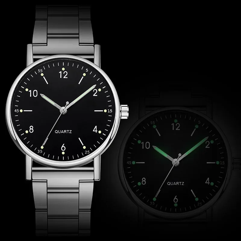 Luxury Couple Luminous Quartz Watch Fashion Men and Women Stainless Steel Strap Clock Business Casual Wristwatches Dropshipping
Luxury Couple Luminous Quartz Watch Fashion Men and Women Stainless Steel Strap Clock Business Casual Wristwatches Dropshipping