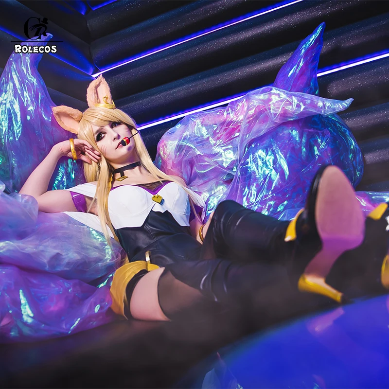 ROLECOS Game LOL Cosplay Costumes Group K/DA Ahri Lead vocal Sexy Dress Costumes Group KDA Ahri for Women Cosplay Costumes
ROLECOS Game LOL Cosplay Costumes Group K/DA Ahri Lead vocal Sexy Dress Costumes Group KDA Ahri for Women Cosplay Costumes