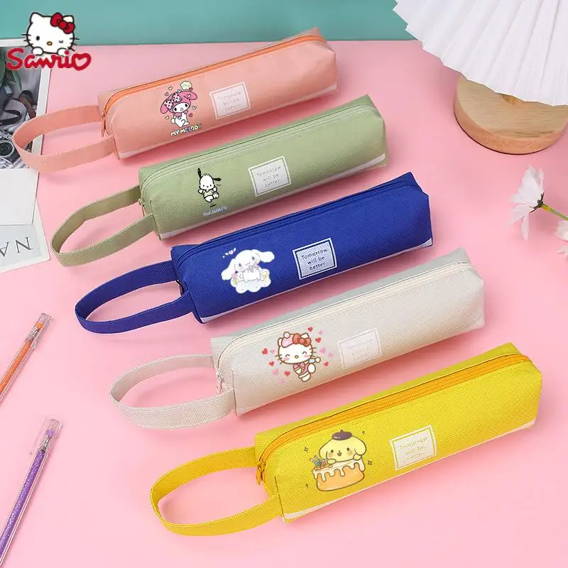 Cartoon Sanrio Stationery Bag Hello Kittys Kuromi Kawaii Cute Students Large Capacity Portable Pencil Bag Girls Makeup Bag Gifts
Cartoon Sanrio Stationery Bag Hello Kittys Kuromi Kawaii Cute Students Large Capacity Portable Pencil Bag Girls Makeup Bag Gifts