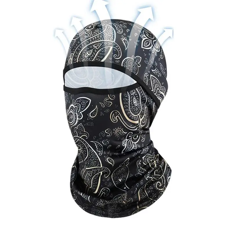 

Face Covers For Riding Scarf Summer Full Face Cover Unisex Ice Silk Windproof Headgear For Skiing Cycling Outdoor Sports Men