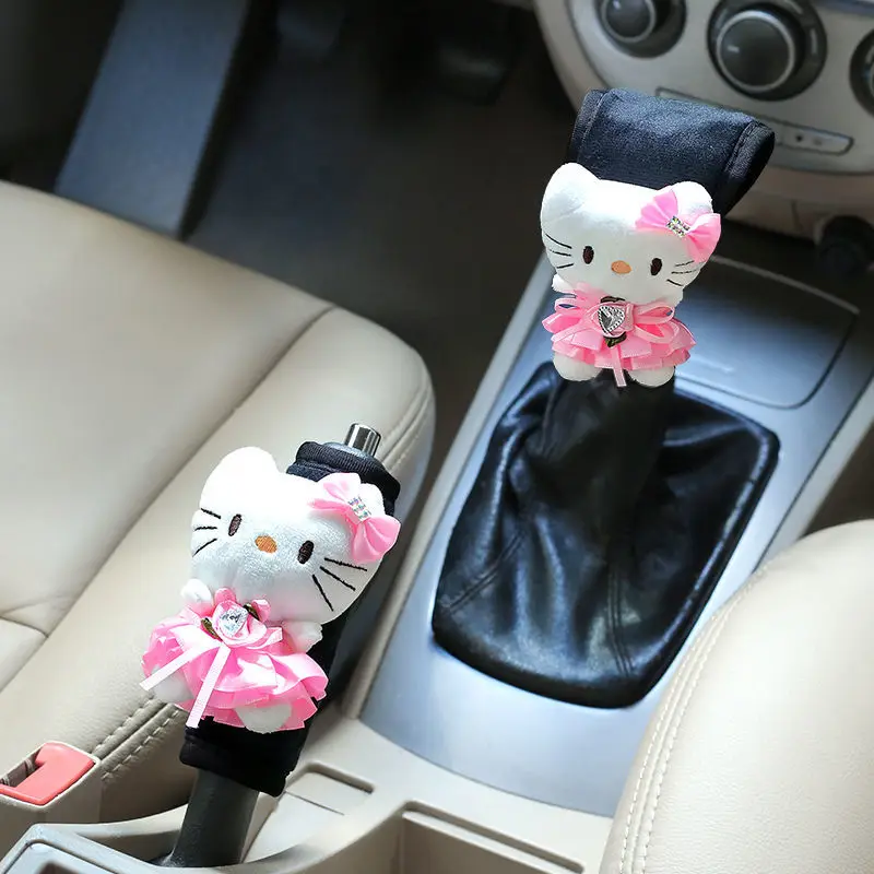 Sanrio Kawaii Anime Hello Kitty Car Interior Decoration Car Handbrake Cover Car Gear Handle Protective Cover Universal Cute 2023
Sanrio Kawaii Anime Hello Kitty Car Interior Decoration Car Handbrake Cover Car Gear Handle Protective Cover Universal Cute 2023