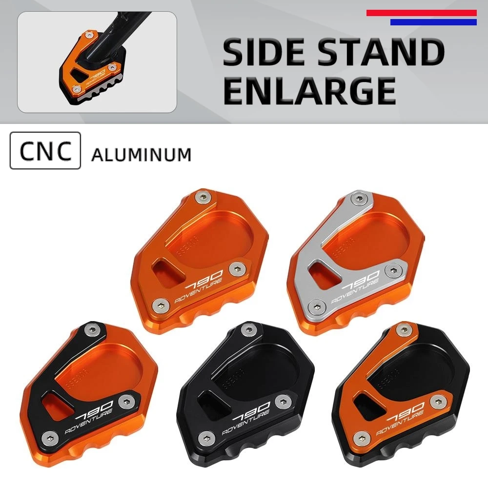 

2023 2022 For 790 890 adventure R/S For Husqvarna 901 Norden Kickstand Foot Side Stand Extension Pad Support Plate Enlarge Stand