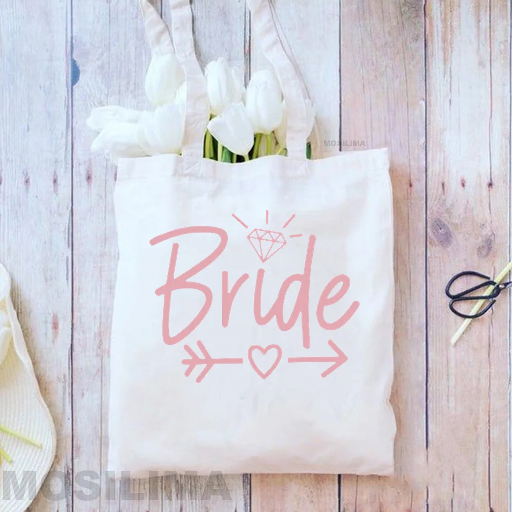 Fashion Shopping Bag Bridal Bachelorette Party Team Bride Wedding Gift Canvas Tote Shoulder Bags Reusable Eco Bag 35*40CM 51O5
Fashion Shopping Bag Bridal Bachelorette Party Team Bride Wedding Gift Canvas Tote Shoulder Bags Reusable Eco Bag 35*40CM 51O5