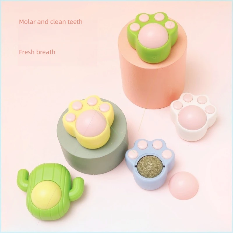 Interactive Catnip Cats Rotatable Wall Ball Toys Licking Snacks Healthy Nutrition Ball Teeth Cleaning Pet Supplies Accessories
Interactive Catnip Cats Rotatable Wall Ball Toys Licking Snacks Healthy Nutrition Ball Teeth Cleaning Pet Supplies Accessories