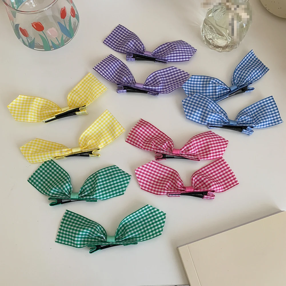 New Women Girls Cute Plaid Bow Hairpins Sweet Hair Clips Headband Barrettes Lovely Hair Ornament Fashion Hair Accessories
New Women Girls Cute Plaid Bow Hairpins Sweet Hair Clips Headband Barrettes Lovely Hair Ornament Fashion Hair Accessories