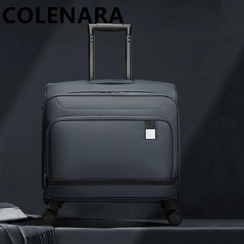 Маленький чемодан COLENARA, прочная тележка для самолета, 16 дюймов, водонепроницаемая сумка из ткани Оксфорд, для багажа
Маленький чемодан COLENARA, прочная тележка для самолета, 16 дюймов, водонепроницаемая сумка из ткани Оксфорд, для багажа