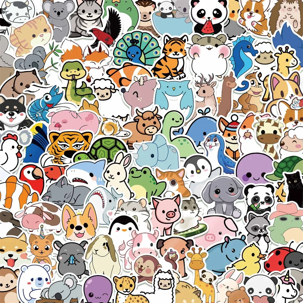 10/30/50PCS New Animal Sticker Pack Cartoon Creative Animation iPad Computer Luggage Table Chair Decoration Waterproof Wholesale
10/30/50PCS New Animal Sticker Pack Cartoon Creative Animation iPad Computer Luggage Table Chair Decoration Waterproof Wholesale