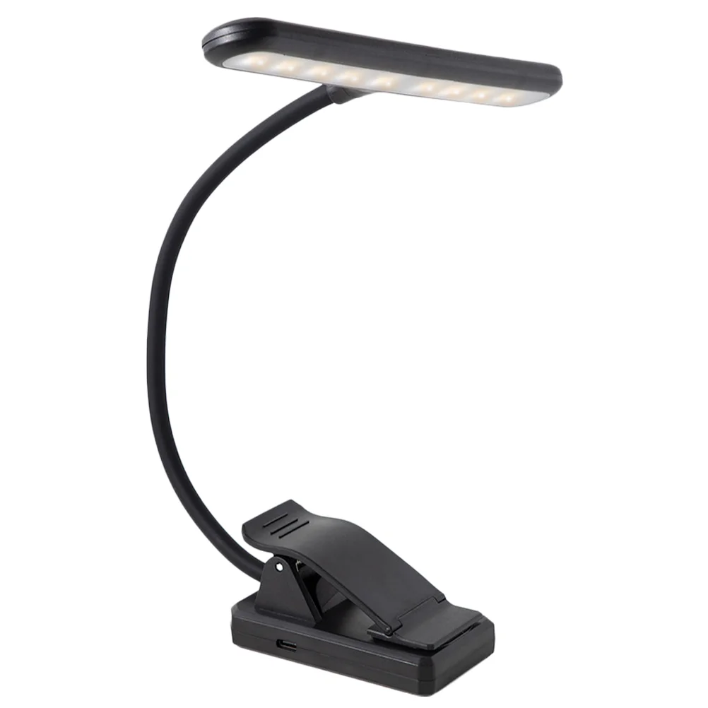 

Music Stand Light Piano LED Lamp Clip-on Orchestra Score Table Book Bedside Reading