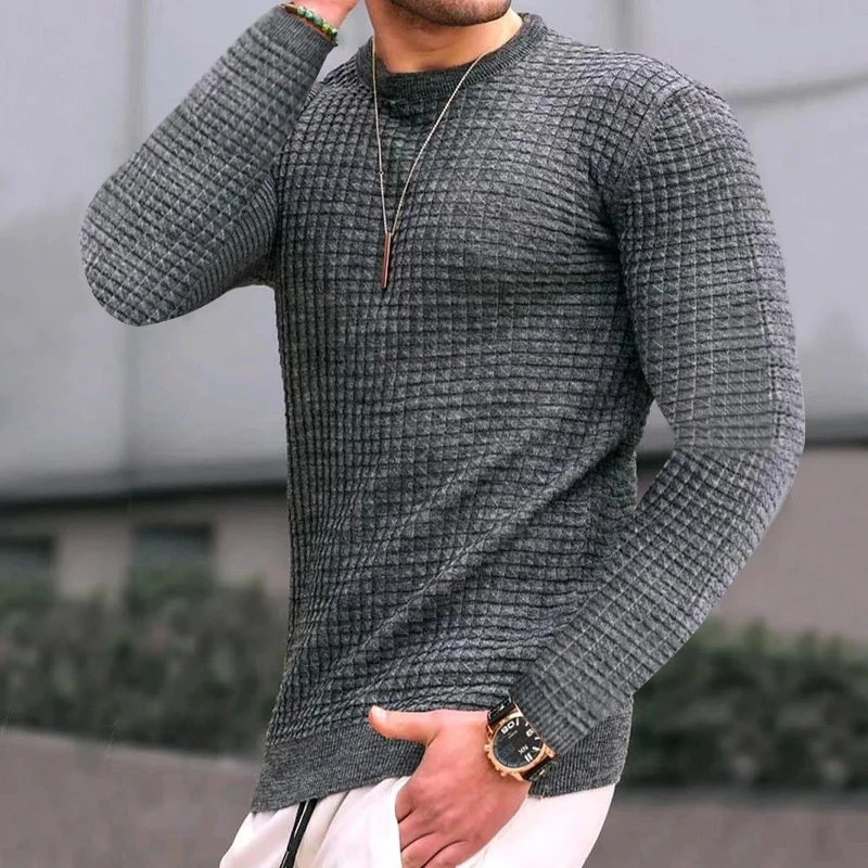 New Fashion Men's Casual Long sleeve Slim Fit Basic Knitted Sweater Pullover Male Round Collar Autumn Winter Tops Cotton T-shirt
New Fashion Men's Casual Long sleeve Slim Fit Basic Knitted Sweater Pullover Male Round Collar Autumn Winter Tops Cotton T-shirt