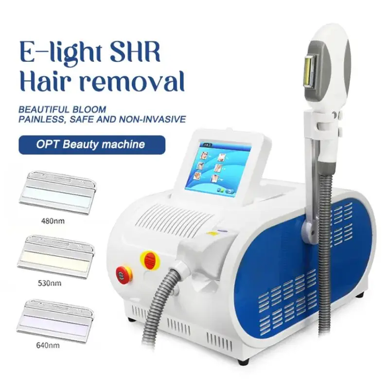 

IPL OPT SHR Hair Removal Machine Painless Permanent Epilator Skin Rejuvenation Ice Cooling Professional Beauty Salon Equipment