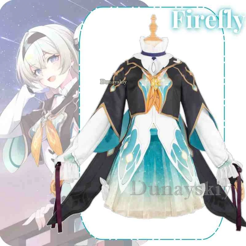 Firefly Anime Game Honkai: Star Rail Cosplay Costume Clothes Uniform Cosplay Penacony Halloween Party Woman Set Firefly Cos
Firefly Anime Game Honkai: Star Rail Cosplay Costume Clothes Uniform Cosplay Penacony Halloween Party Woman Set Firefly Cos