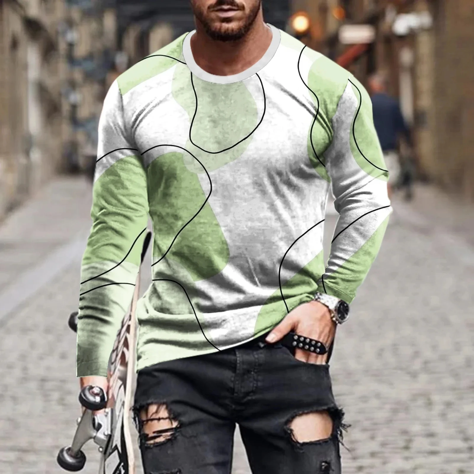 Spring/Summer Fashion New Men's Unisex Leisure Harajuku Street Clothing T-shirt Loose Sports Large Size Long sleeved Top S-5XL .
Spring/Summer Fashion New Men's Unisex Leisure Harajuku Street Clothing T-shirt Loose Sports Large Size Long sleeved Top S-5XL .