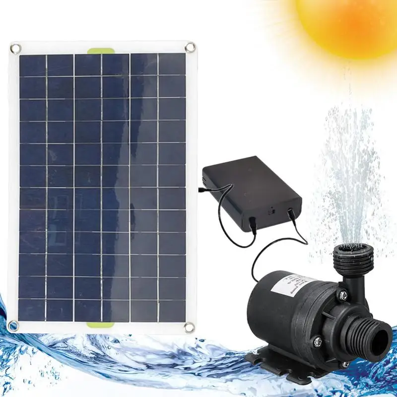 

Water Fountain Pump Solar Powered Outdoor Watering Submersible Pump 30W Bird Bath Solar Fountain For Bird Bath Pond Pool