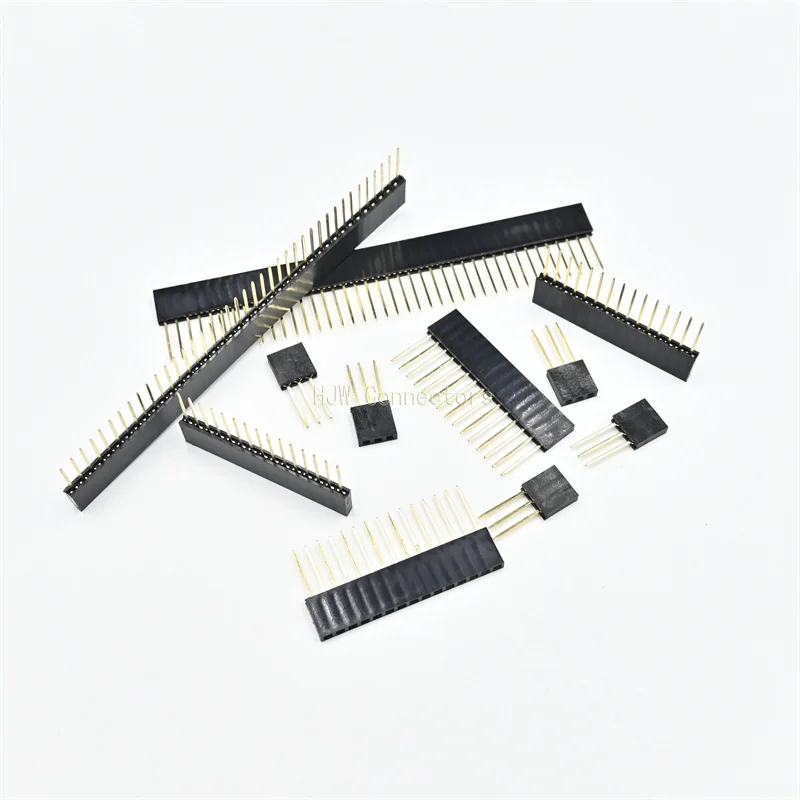 100Pcs 2.54mm Single Row Female Long Pins 11mm Breakaway PCB Board Pin Header Socket Connector 1*4/6/8/10Pin For Arduino
100Pcs 2.54mm Single Row Female Long Pins 11mm Breakaway PCB Board Pin Header Socket Connector 1*4/6/8/10Pin For Arduino