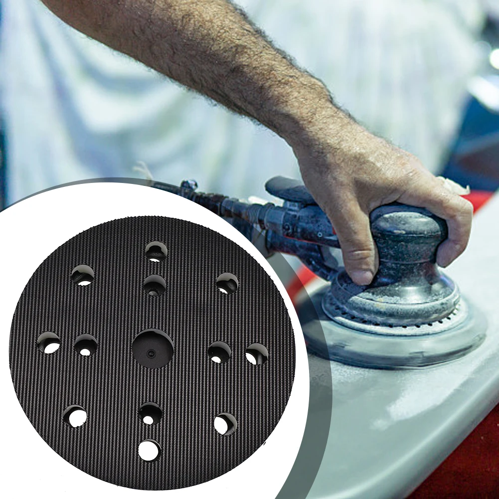 Backing Pad Sanding Pad 8 Holes Easy To Install For Festool ES125/ETS 125 Plastic+PU Replacement Short Loop Hook
Backing Pad Sanding Pad 8 Holes Easy To Install For Festool ES125/ETS 125 Plastic+PU Replacement Short Loop Hook