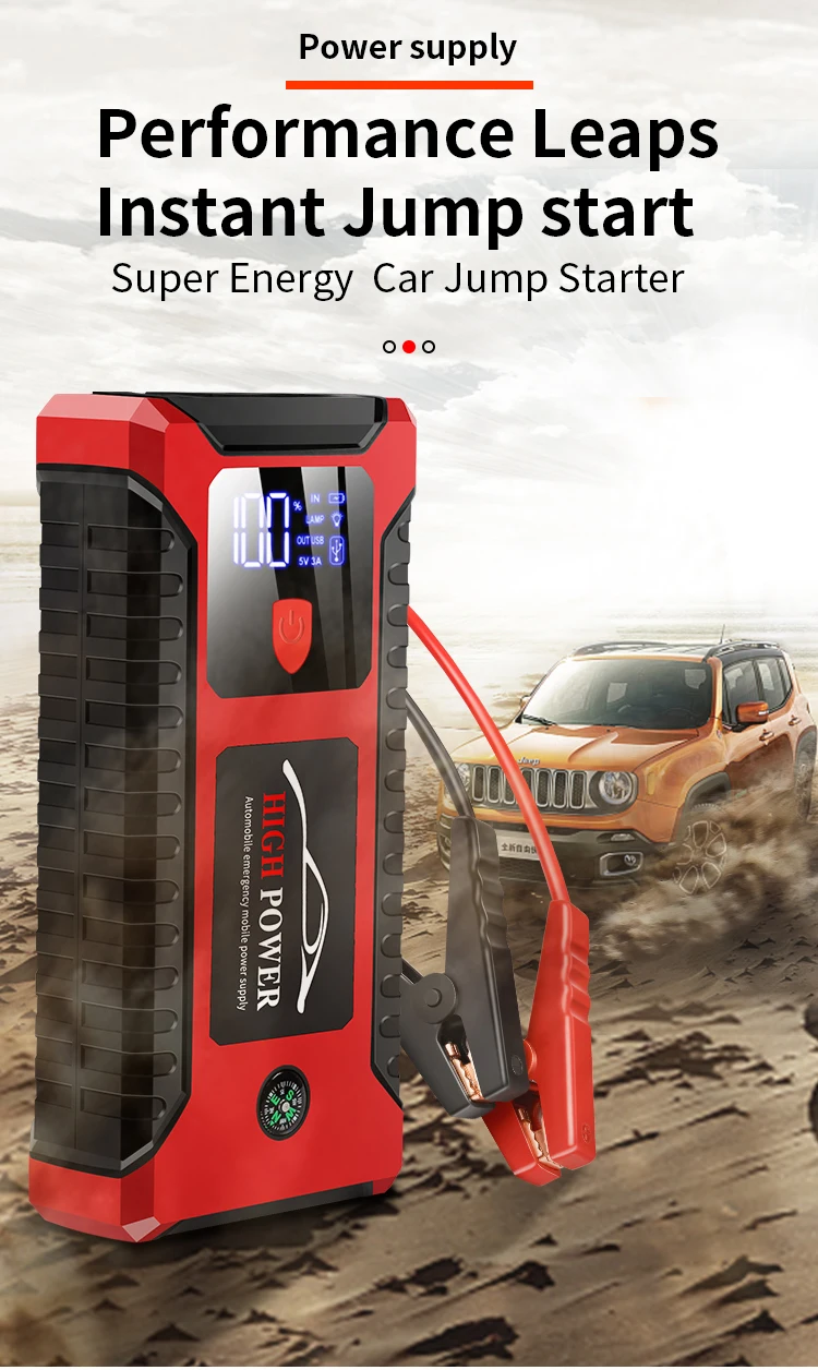 EAFC 12V Car Jump Starter Power Bank Portable Car Battery Booster ChargerStarting Device Auto Emergency Start-up Lighting EAFC 12V Car Jump Starter Power Bank Portable Car Battery Booster ChargerStarting Device Auto Emergency Start-up Lighting