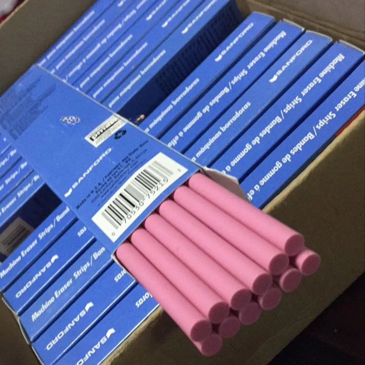 

New SANFORD Machine Eraser Strips NO.74(75215) Pink for ink testing , EF74-75215 pencil special for abrasion testing te