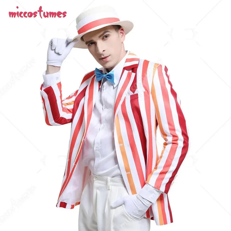 Miccostumes Радужный костюм для взрослых и мужчин, полосатый костюм, куртка, костюм, наряды с шапкой, перчатками
Miccostumes Радужный костюм для взрослых и мужчин, полосатый костюм, куртка, костюм, наряды с шапкой, перчатками