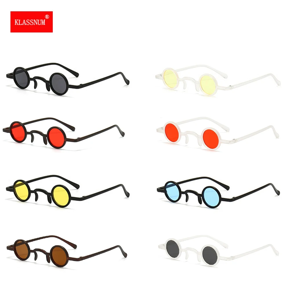 KLASSNUM Mini Round Sunglasses Punk Retro Sun Glasses Men Women Acrylic Jelly Frame Ultra Light Hip Hop Style Eyeglasses 2023
KLASSNUM Mini Round Sunglasses Punk Retro Sun Glasses Men Women Acrylic Jelly Frame Ultra Light Hip Hop Style Eyeglasses 2023
