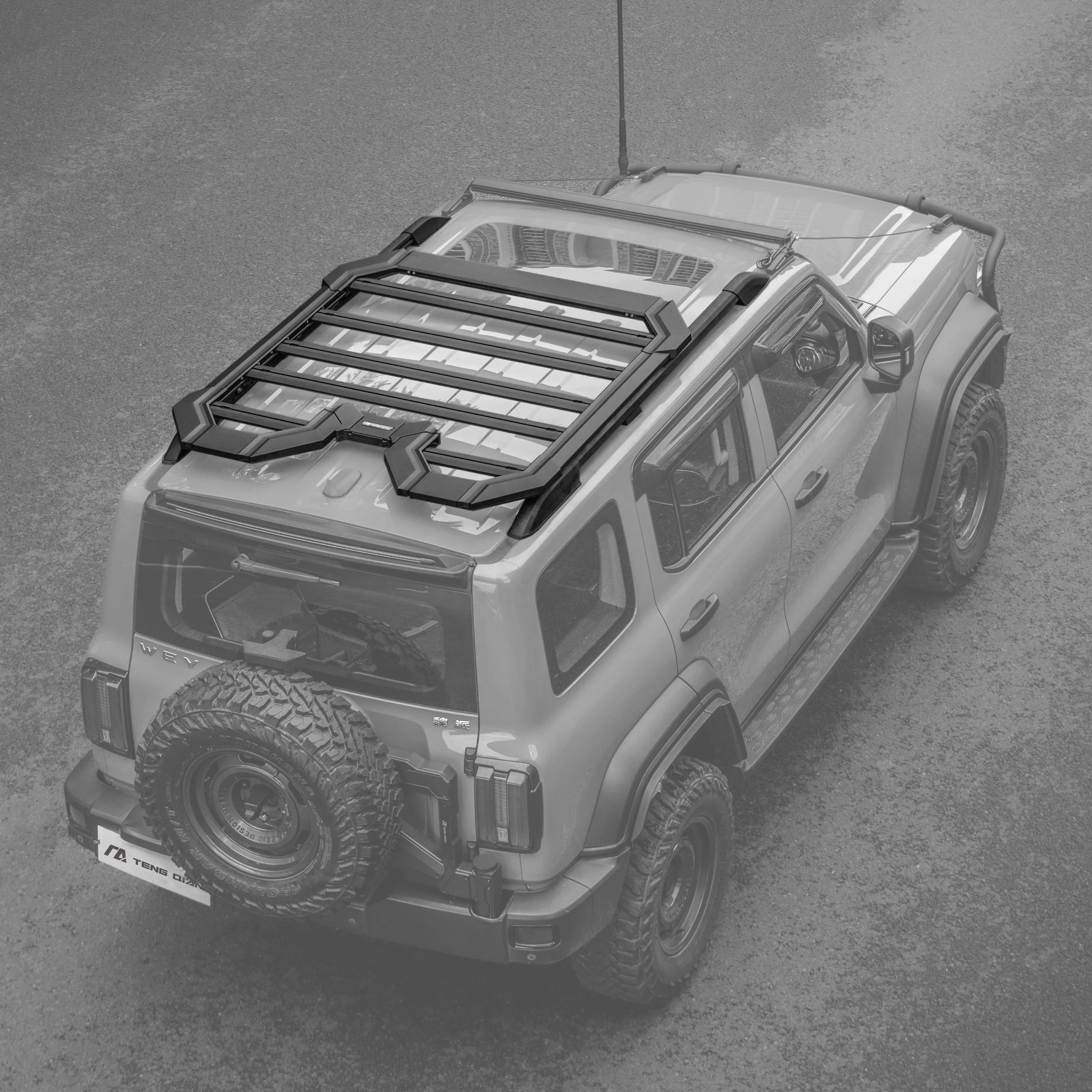 

4X4 Off-road Aluminum No-drill Roof Rack Car Luggage Racks for GWM WEY Tank 300
