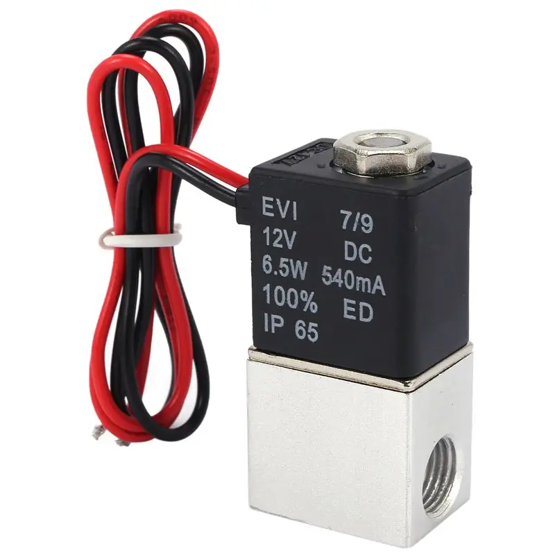 Электромагнитный клапан, 12 В постоянного тока, 1/4 дюйма, 2-сторонний, нормально закрытый, пневматические клапаны прямого действия для воды, воздуха, газа
Электромагнитный клапан, 12 В постоянного тока, 1/4 дюйма, 2-сторонний, нормально закрытый, пневматические клапаны прямого действия для воды, воздуха, газа