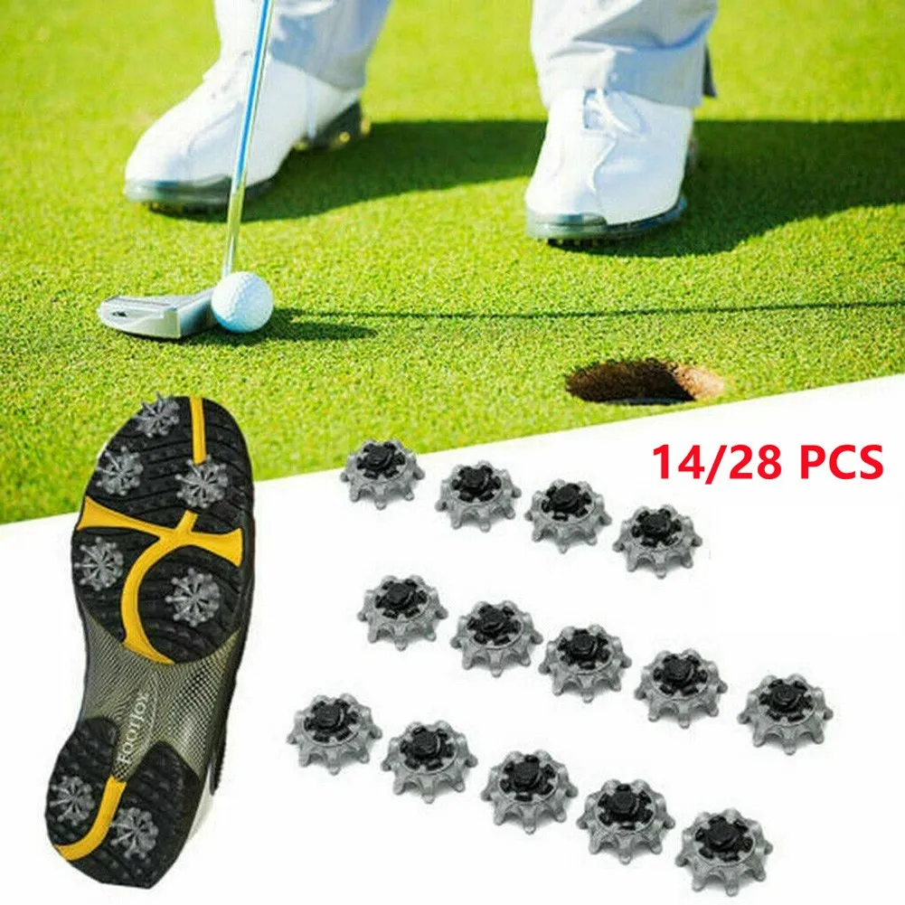 14/28 Pcs Golf Spikes Golf Fast-Wist Studs Cleats Golf Shoes For FootJoy Comfortable Fast-wist Good Grip 2.7 X1.2CM Accessories
14/28 Pcs Golf Spikes Golf Fast-Wist Studs Cleats Golf Shoes For FootJoy Comfortable Fast-wist Good Grip 2.7 X1.2CM Accessories