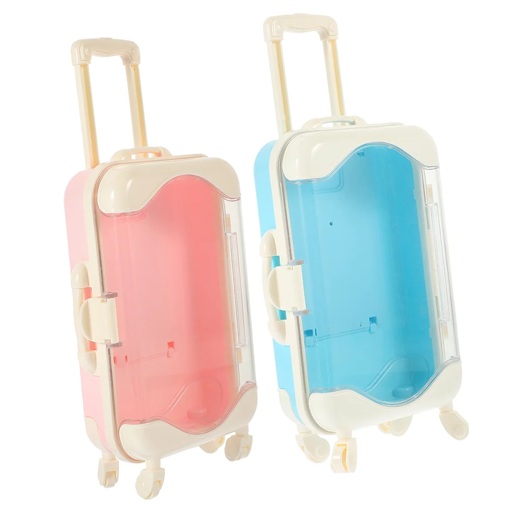 2 Pcs Mini Suitcase Toys Children’s Storage Household Girl Birthday Gift Miniature Travel Luggage Plastic Rolling Toddler
2 Pcs Mini Suitcase Toys Children’s Storage Household Girl Birthday Gift Miniature Travel Luggage Plastic Rolling Toddler