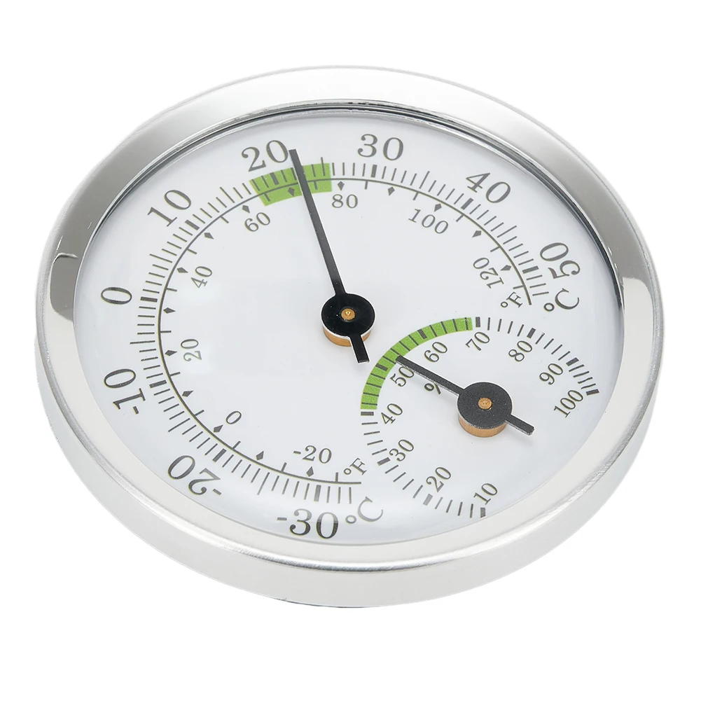 

Offices Workshops Monitor Indoor Analog Thermometer Hygrometer Compact Houses Mini Household Temperature Humidity