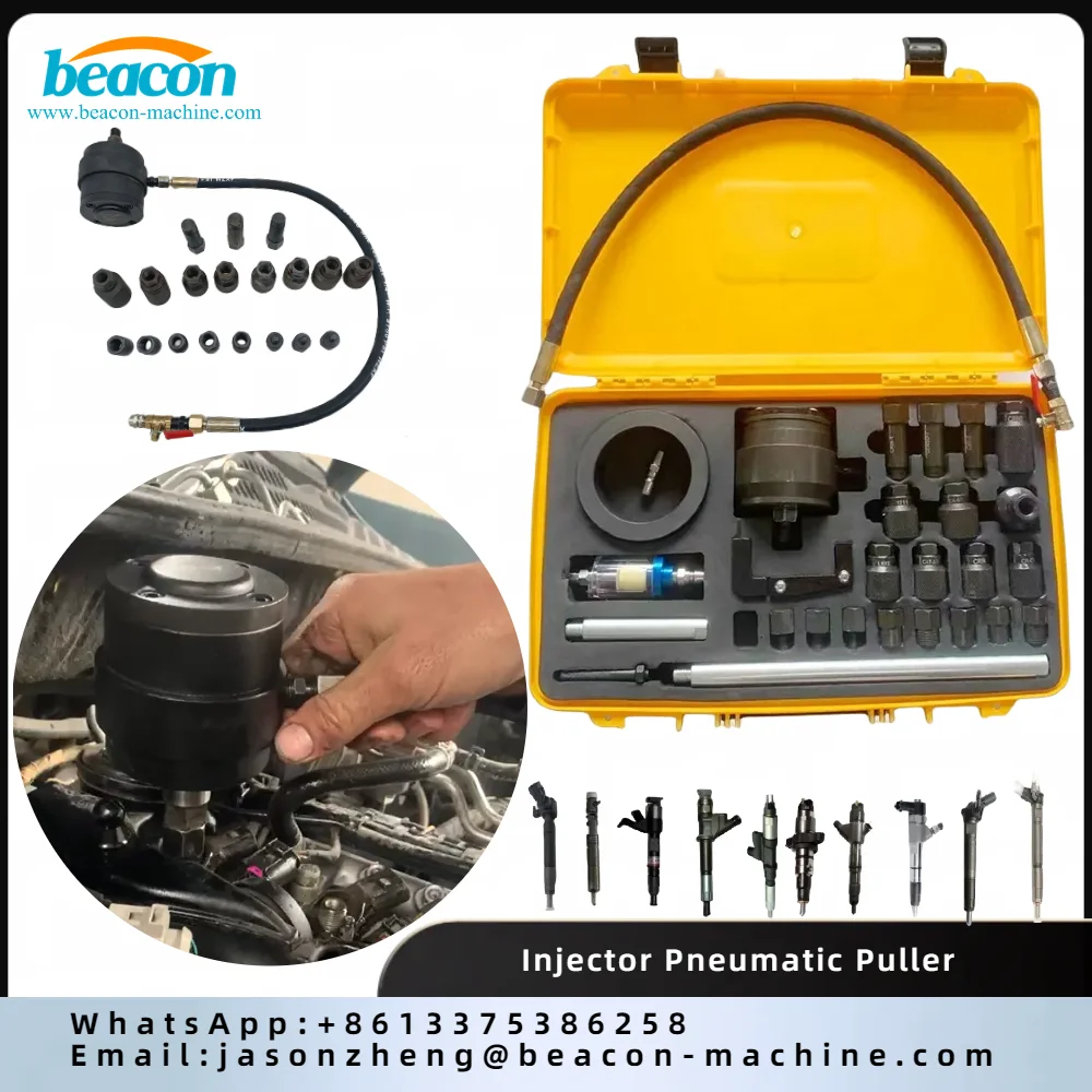 

Best Sell 1000nm Crin Injector Pneumatic Removal Puller Combination Tool Set For Bosch Denso Delphi Cat Cummins Simens Volvo