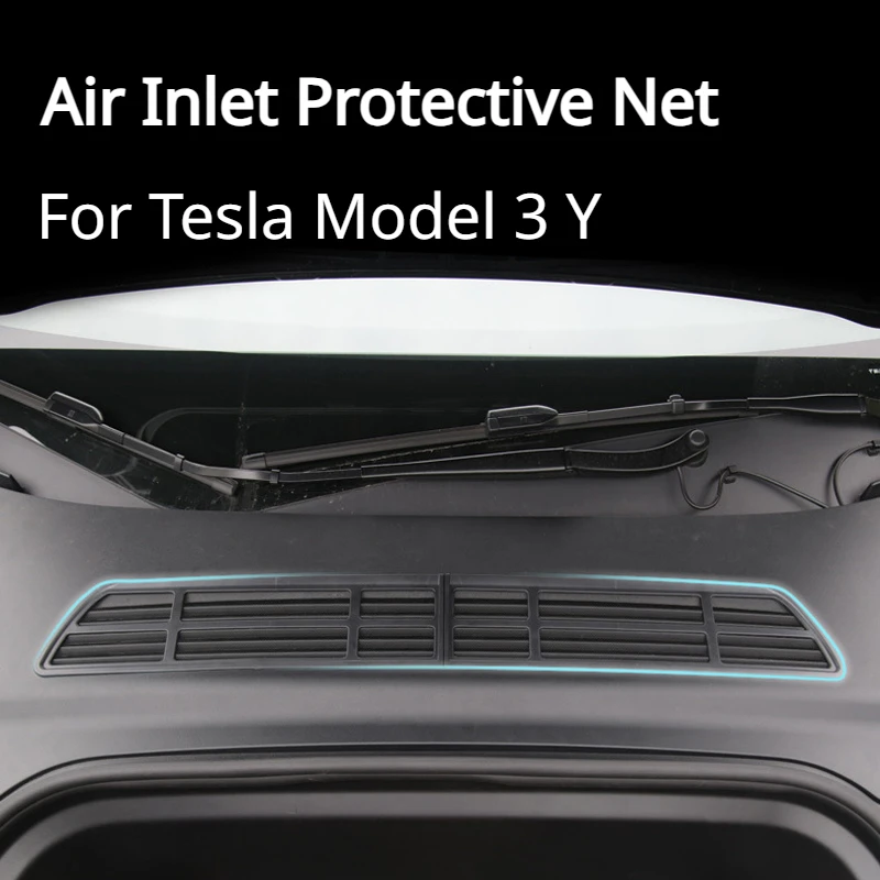 Insect-proof Net for Tesla Model Y Front Trunk Air-conditioning Cover Intake Grille Clean Air Inlet Protective Accessories 2023
Insect-proof Net for Tesla Model Y Front Trunk Air-conditioning Cover Intake Grille Clean Air Inlet Protective Accessories 2023