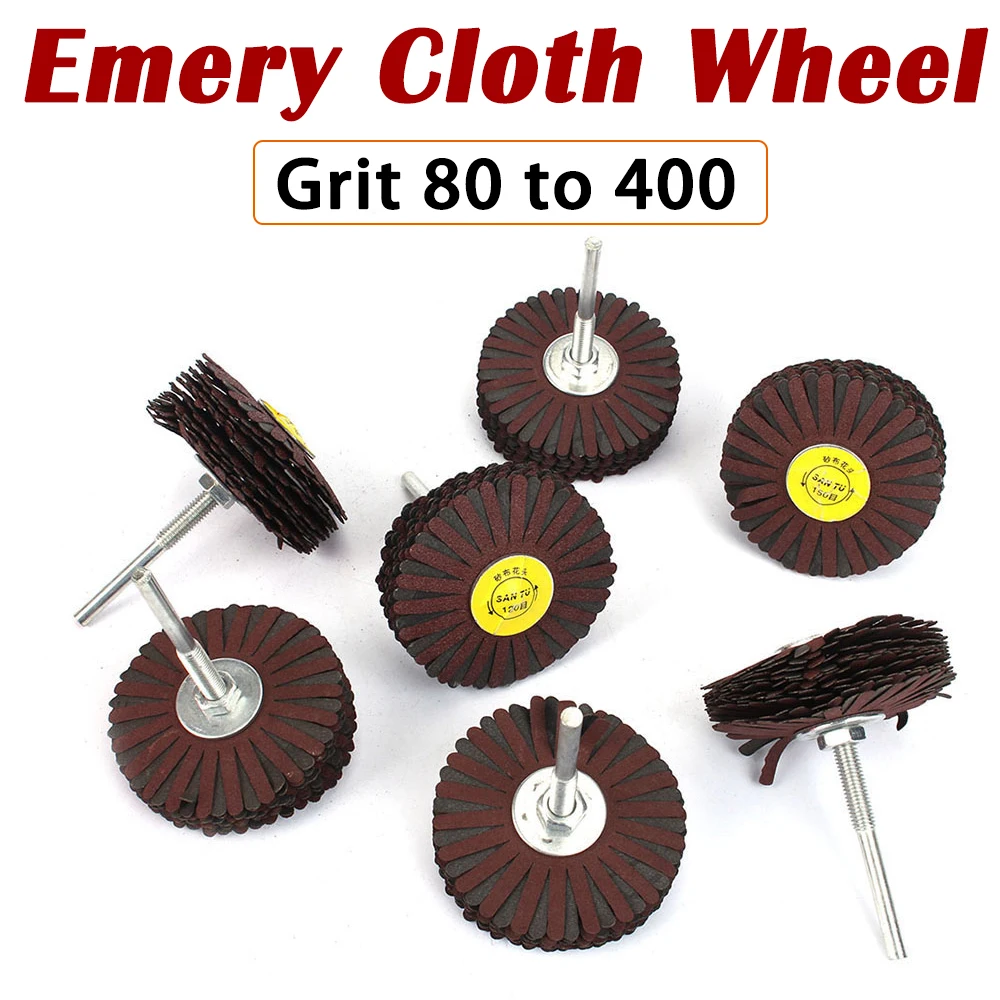 1pcs 80# 120# 240# 320# 400# Grit Emery Cloth Wheel 6mm Shank Diameter Emery Cloth Polishing Brush Wheel for Woodworking
1pcs 80# 120# 240# 320# 400# Grit Emery Cloth Wheel 6mm Shank Diameter Emery Cloth Polishing Brush Wheel for Woodworking