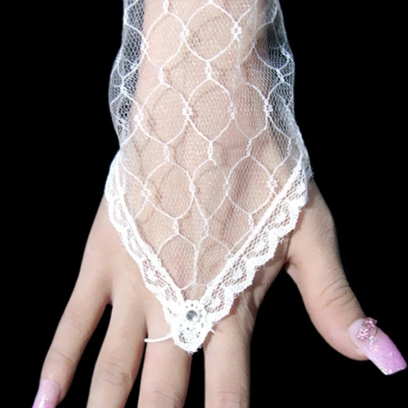 Womens Lace Mesh Bridal Gloves Fingerless Elbow Length Long Gloves Wedding Party Elegant Bride Dress Accessories White Pretty
Womens Lace Mesh Bridal Gloves Fingerless Elbow Length Long Gloves Wedding Party Elegant Bride Dress Accessories White Pretty