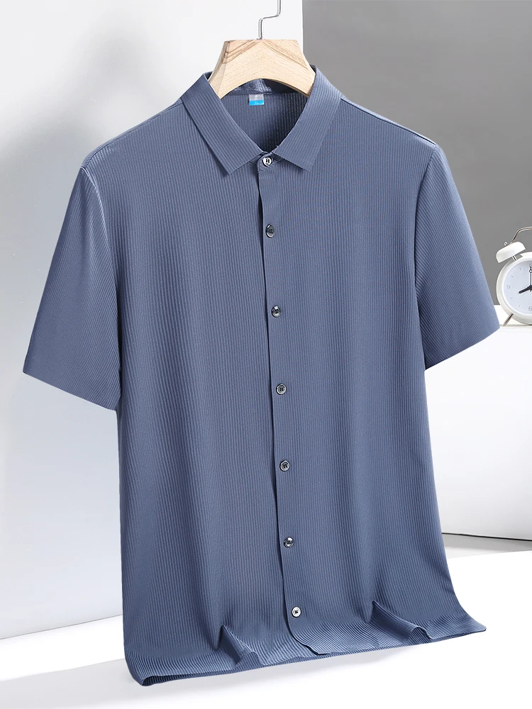 Plus Size 8xl 7xl Summer Short Sleeve Shirt For Men New Slim Solid Color Clothing 2023 Fashion Casual Turn-down Collar Shirts
Plus Size 8xl 7xl Summer Short Sleeve Shirt For Men New Slim Solid Color Clothing 2023 Fashion Casual Turn-down Collar Shirts