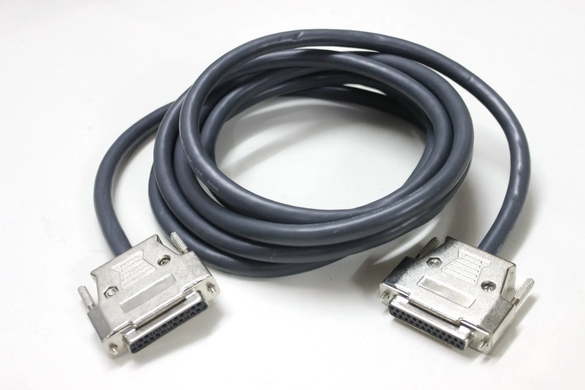 DB25 Female to Female D-Sub Cable for serial peripheral devices like keyboards, mice, joysticks, printers, scanners
DB25 Female to Female D-Sub Cable for serial peripheral devices like keyboards, mice, joysticks, printers, scanners