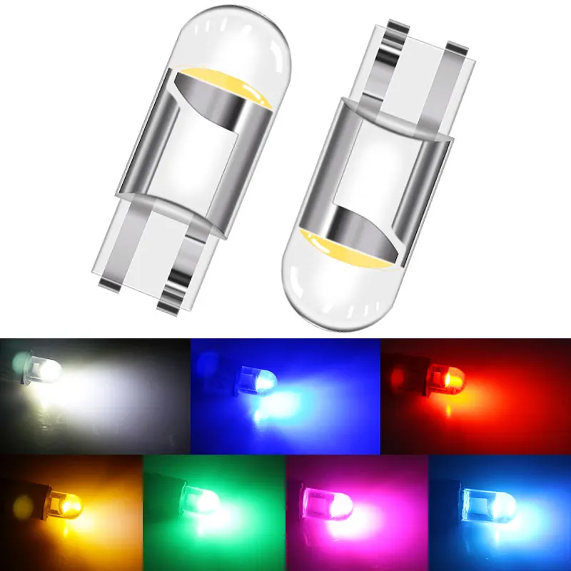New T10 10PCS W5W WY5W168 COB LED Car Wedge Parking Light Side Bulbs Instrument Lamp Auto License Plate Light Universal 12v
New T10 10PCS W5W WY5W168 COB LED Car Wedge Parking Light Side Bulbs Instrument Lamp Auto License Plate Light Universal 12v